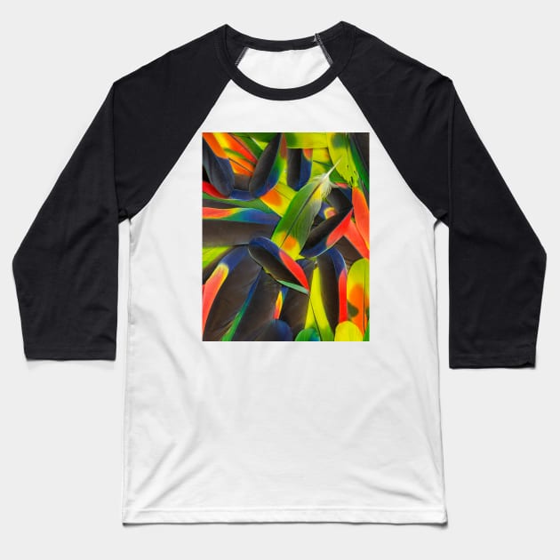 Feathers Baseball T-Shirt by joesaladino